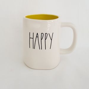 Rae Dunn HAPPY mug